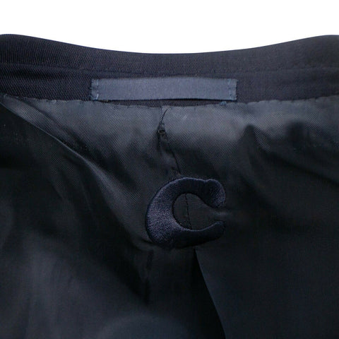 Navy Blue Two-Button Wool Sport Coat