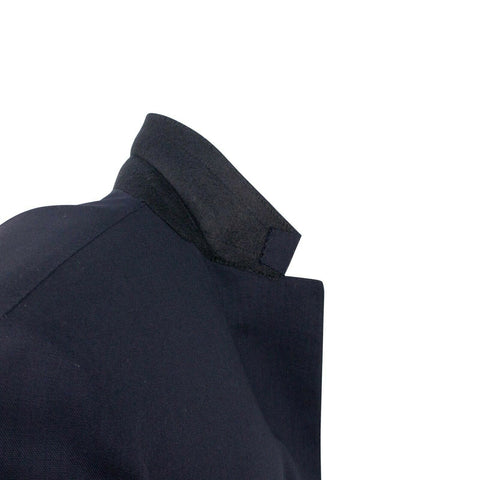 Navy Blue Two-Button Wool Sport Coat
