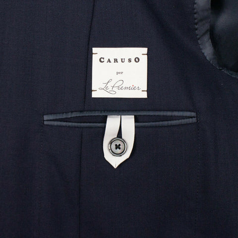 Navy Blue Two-Button Wool Sport Coat