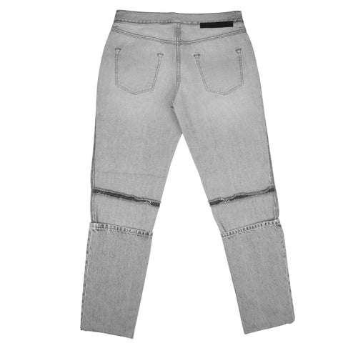 Women's Blue Washed 'Inside Out' Boyfriend Jeans