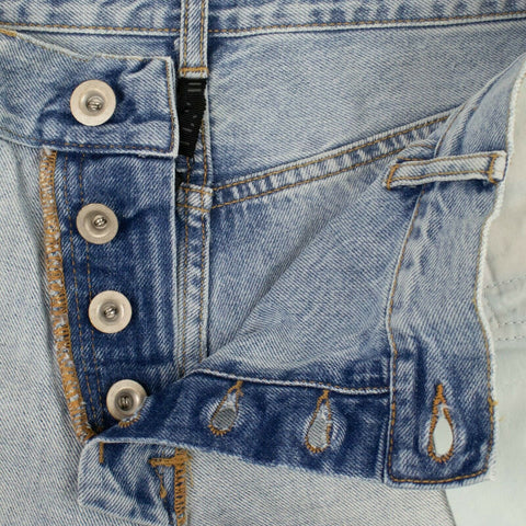 Women's Blue Washed 'Inside Out' Boyfriend Jeans