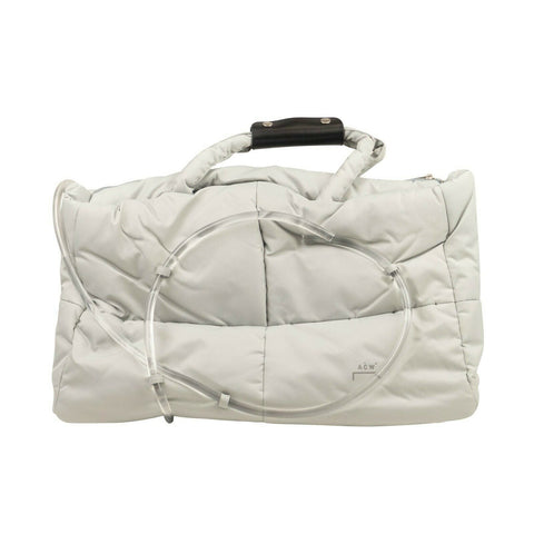 Gray Violet Translucent Tube Tote Bag