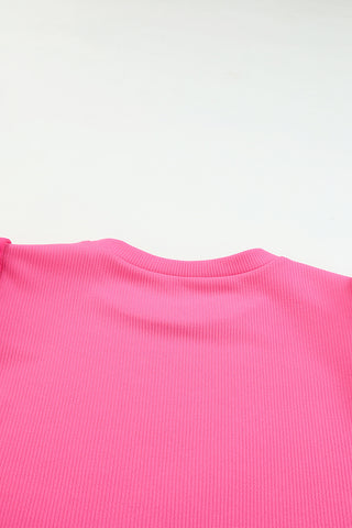 Round Neck Puff Sleeve Top