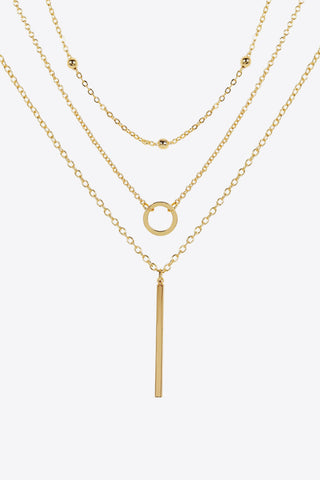 Basic Three-Piece Chain Necklace Set