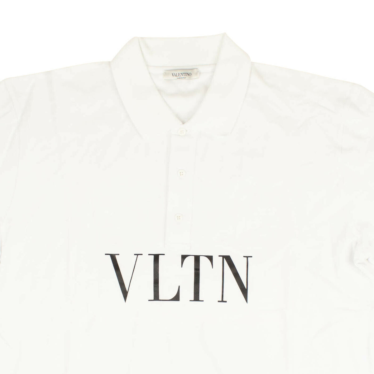 White Logo Short Sleeve Polo Shirt