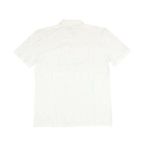 White Logo Short Sleeve Polo Shirt