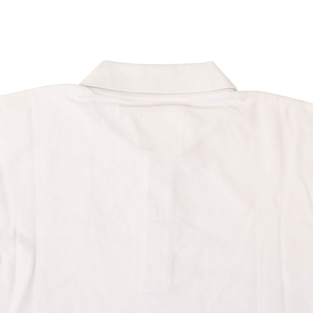 White Studded Jersey Polo Shirt