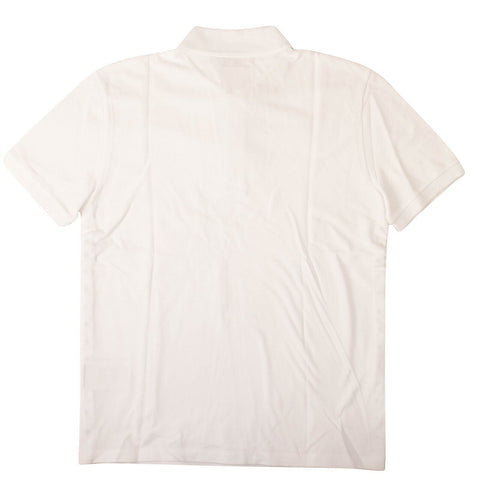 White Studded Jersey Polo Shirt