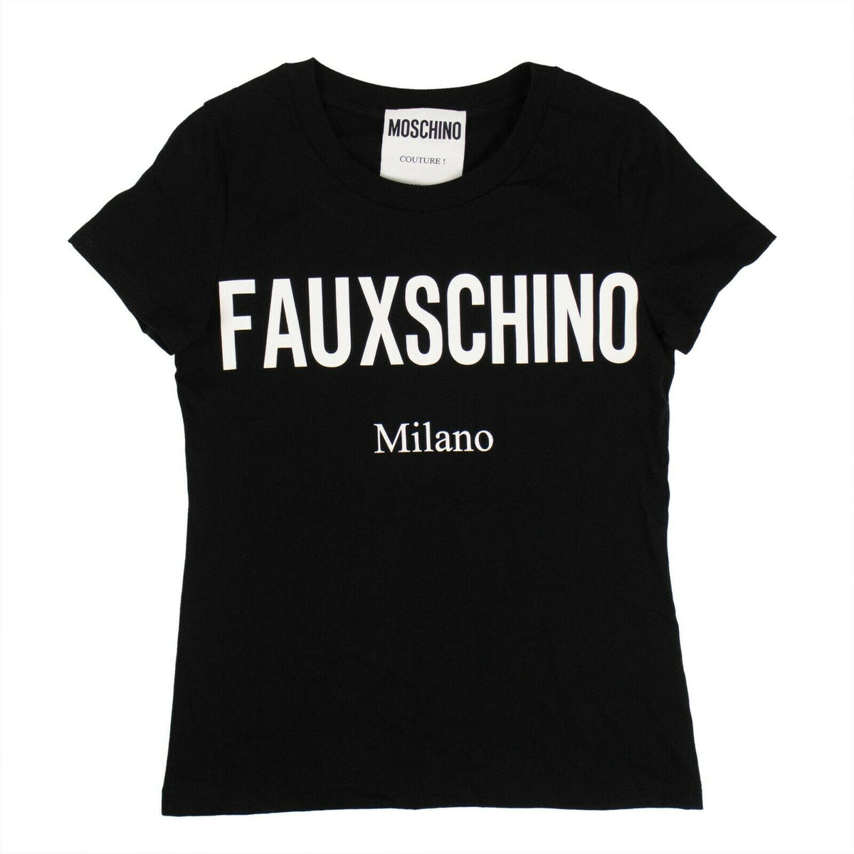 Fauxschino Graphic Short Sleeve T-Shirt - Black