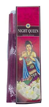 20 Night Queen Incense Sticks Pure Vibrations