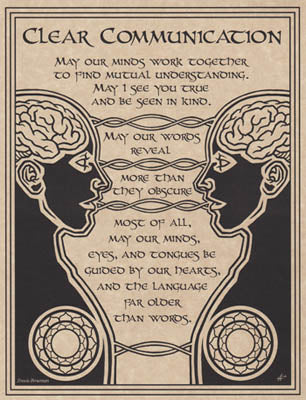 Prayer For Clear Communication Poster