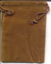 Brown Velveteen Bag