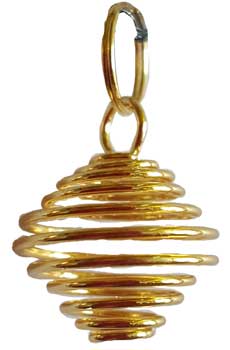 (set Of 24) 3/4" Gold Plated Coil