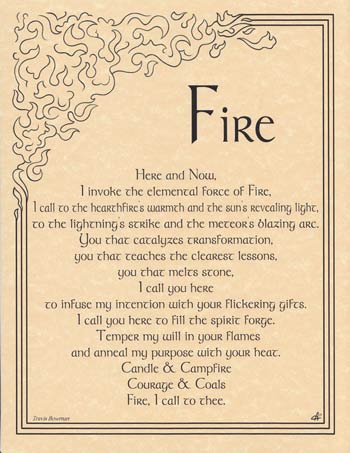 Fire Invocation Poster