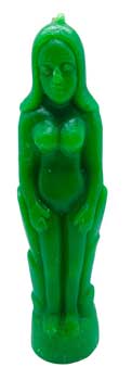 Green Female Candle