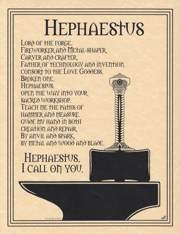 Hephaestus Poster