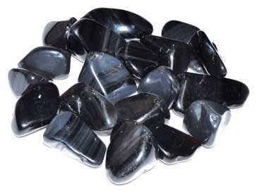 1 Lb Obsidian, Rainbow Tumbled Stones