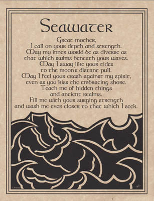 Seawater Prayer Poster