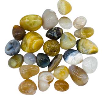 1 Lb Agate, Natural Tumbled Stones