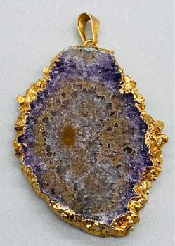 Stalaactite Gold Plated Pendant