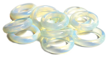 (set Of 25) Opalite (size 6-10) Rings
