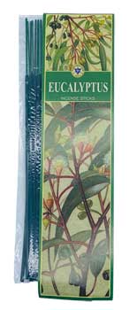 20 Eucalyptus Incense Sticks Pure Vibrations