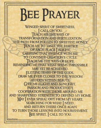 Bee Prayer Poster