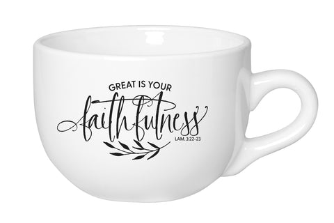 Designer Mugs-Jumbo-Great Is Your Faithfulness