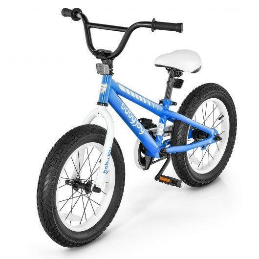 16 Inch Kids Bike Bicycle with Training Wheels for 5-8 Years Old Kids-Blue