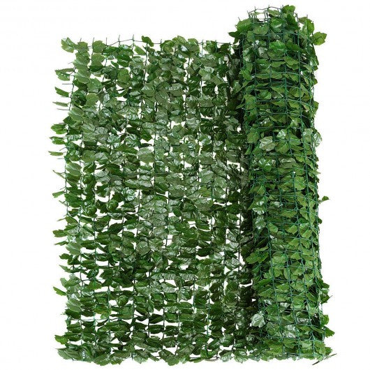 Faux Ivy Leaf Decorative Privacy Fence-40 x 95 Inch