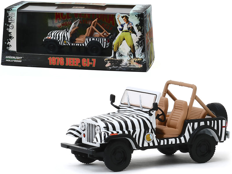 1976 Jeep CJ-7 "Ace Ventura: When Nature Calls" (1995) Movie 1/43 Diecast Model Car  by Greenlight