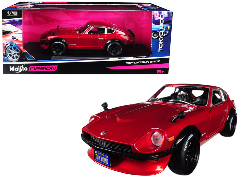 1971 Datsun 240Z Red "Tokyo Mod" Series 1/18 Diecast Model Car by Maisto