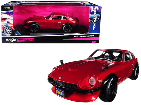 1971 Datsun 240Z Red "Tokyo Mod" Series 1/18 Diecast Model Car by Maisto