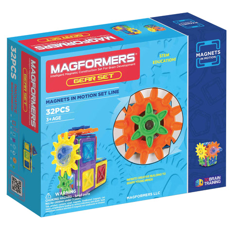 Magnets in Motion Gear Set, 32-Piece Set