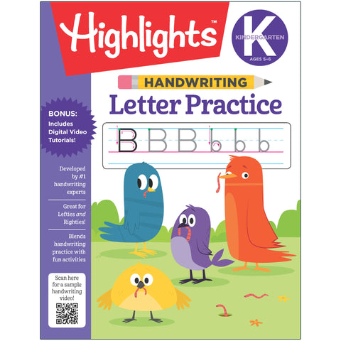 Kindergarten Handwriting Letter Practice