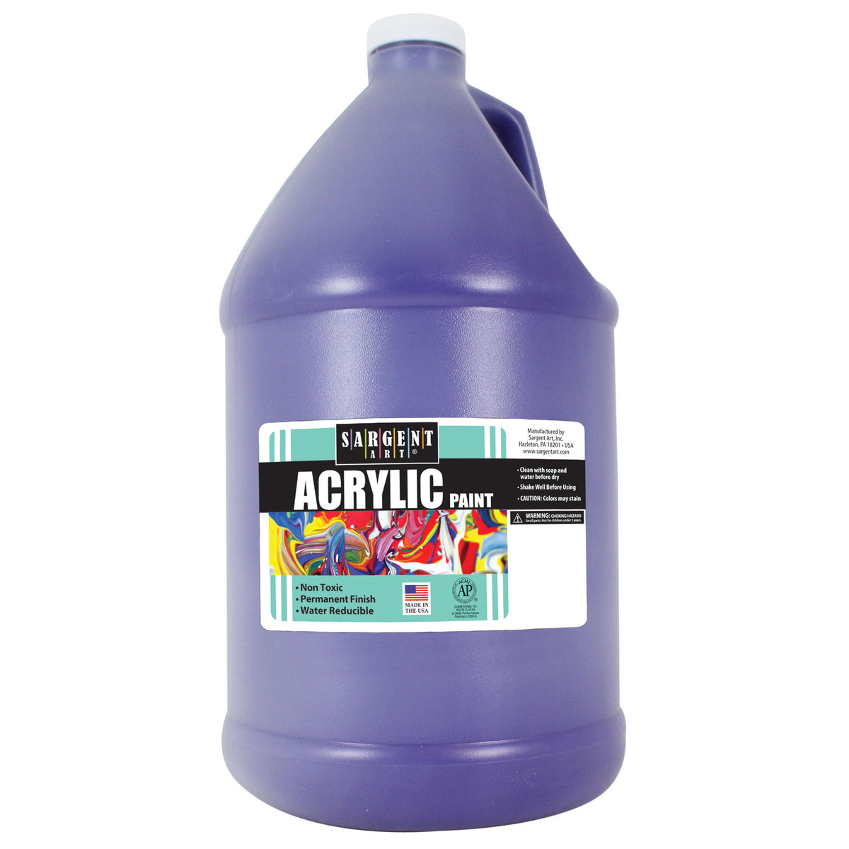 Acrylic Paint, Violet, 64 oz. Bottle