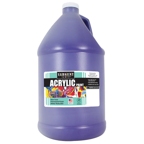 Acrylic Paint, Violet, 64 oz. Bottle