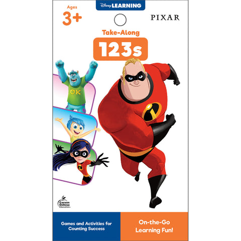 My Take-Along Tablet: Pixar 123s Activity Pad, Grade PK-1, Paperback