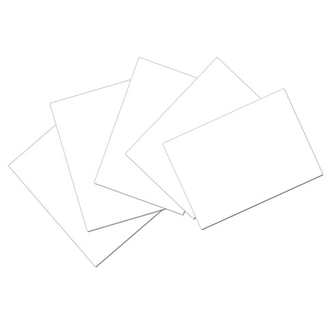 Index Cards, White, Unruled, 4" x 6", 100 Cards