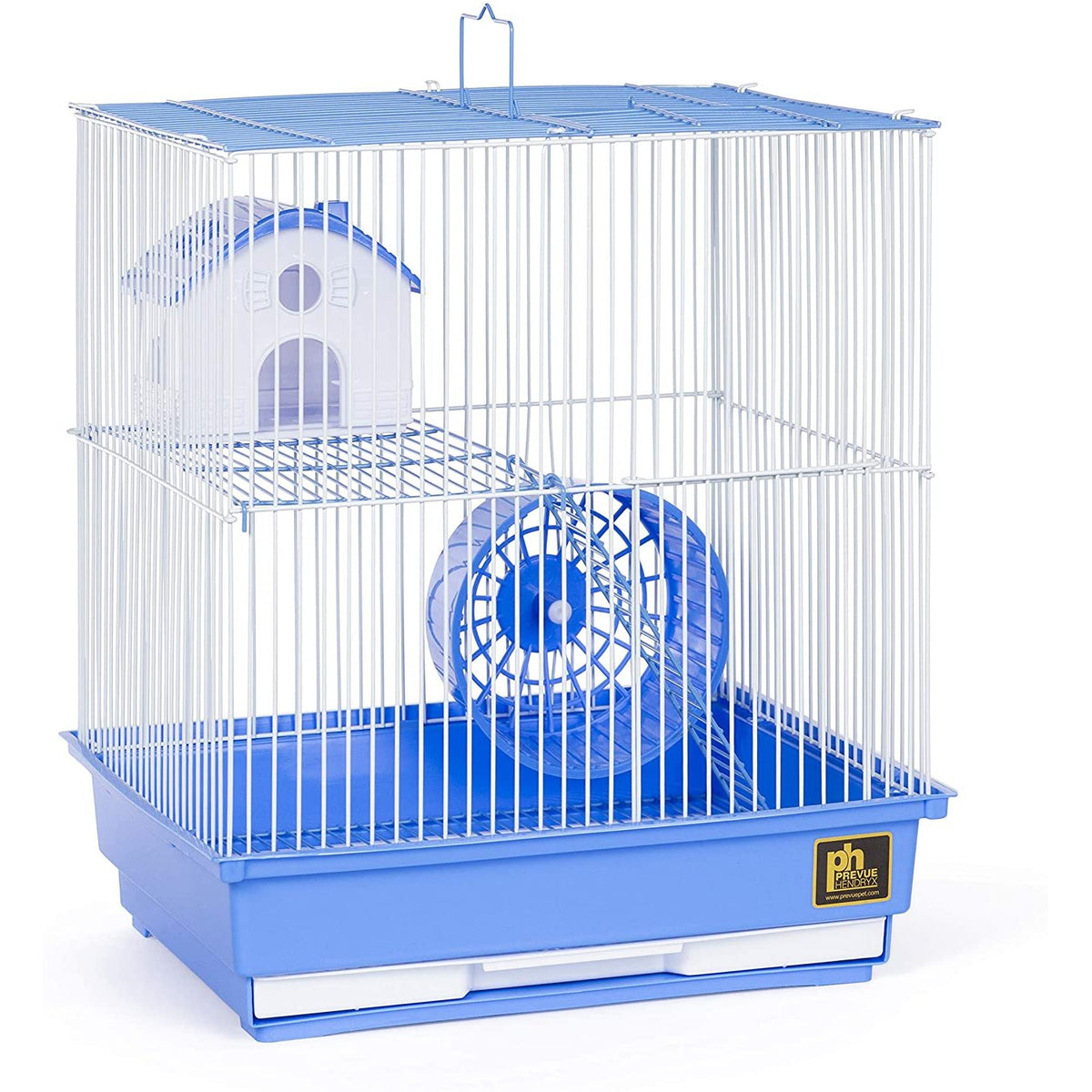 Prevue Pet Products Two Story Hamster Cage - Blue