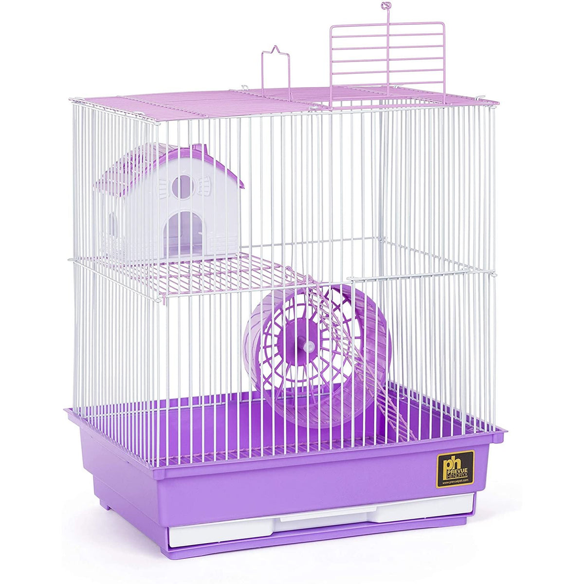 Prevue Pet Products Two Story Hamster Cage - Purple