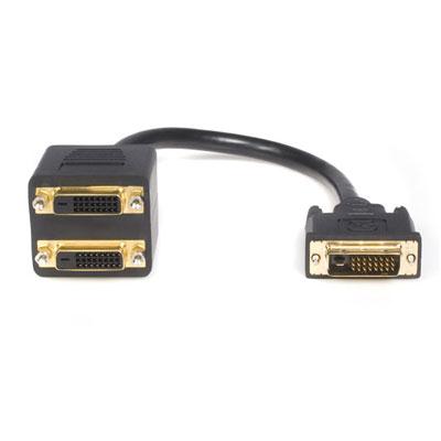 StarTech.com 1 ft DVI-D to 2x DVI-D Digital Video Splitter Cable - M/F
