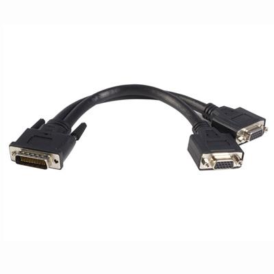StarTech.com LFH 59 Male to Dual Female VGA DMS 59 Cable