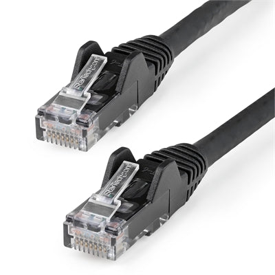 30' Black LSZH CAT6 ETH Cable