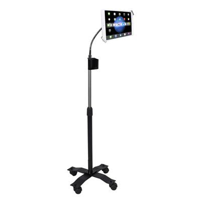 Cta Digital Pad-scgs Compact Security Gooseneck Floor Stand With Lock And Key Security System For Ipad/tablet