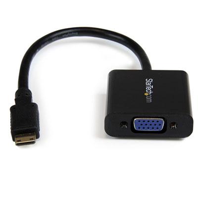 StarTech.com Mini HDMI® to VGA Adapter Converter for Digital Still Camera / Video Camera - 1920x1080