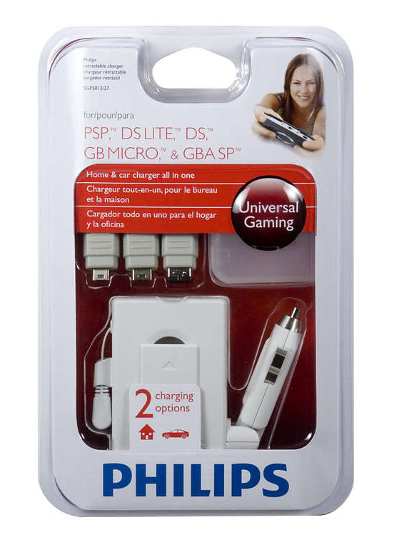 Philips Retractable AC/DC Charger