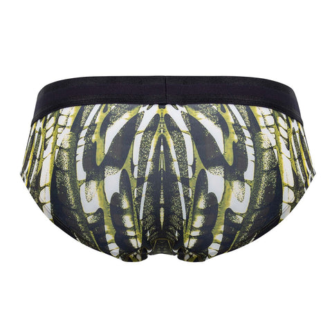 Printed Microfiber Hip Briefs