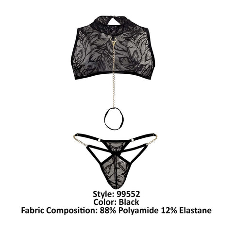 Lace Harness-Thongs Outfit