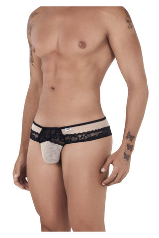 Mesh-Lace Thongs